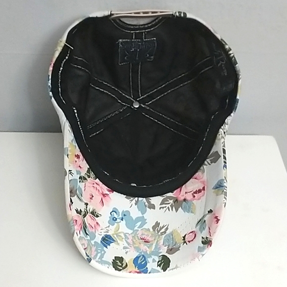 Robin Ruth "New York" City Floral Baseball Cap Hat - Picture 8 of 12